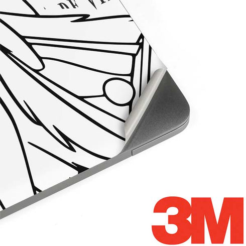 Disney Villains Cruella de Vil Black and White MacBook Skins